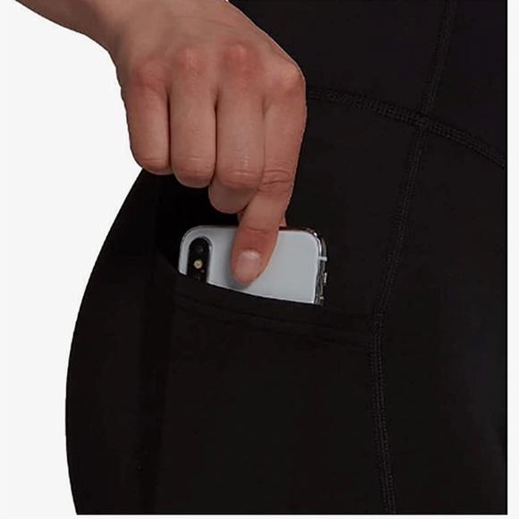 🆕 adidas AeroReady Lightweight High Rise 3-Stripe Mesh 7/8 Leggings (X-Large) - Picture 4 of 8